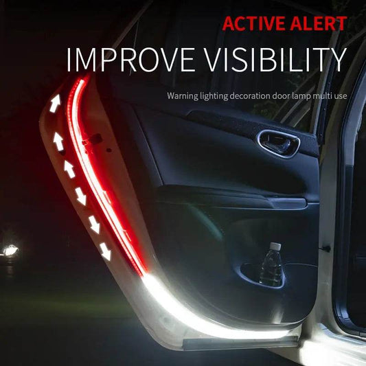 Car Door Opening LED Warning Atmosphere Light Strip 2pcs - Autoxmatch