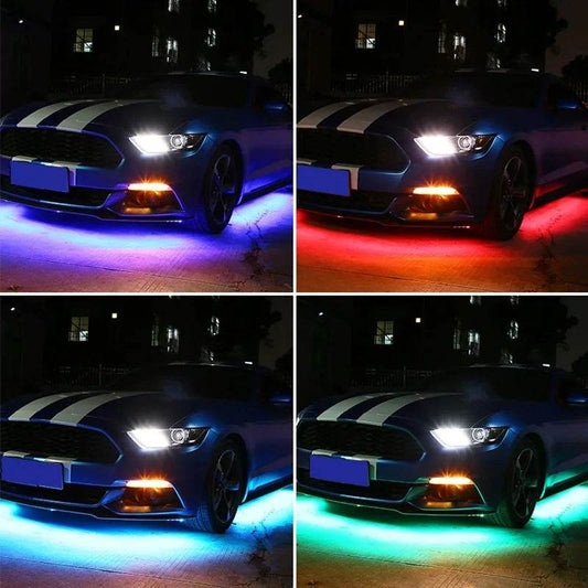 Car Underglow Neon Accent Strip Light Kit - Autoxmatch
