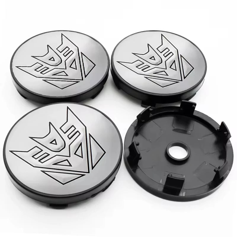 Universal Autobot Transformers Emblem Wheel Center Hub Caps - Autoxmatch