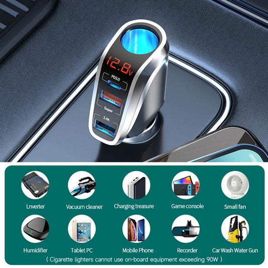 Quick Car Cigarette Lighter & Mobile Charger QC 3.0 - Autoxmatch