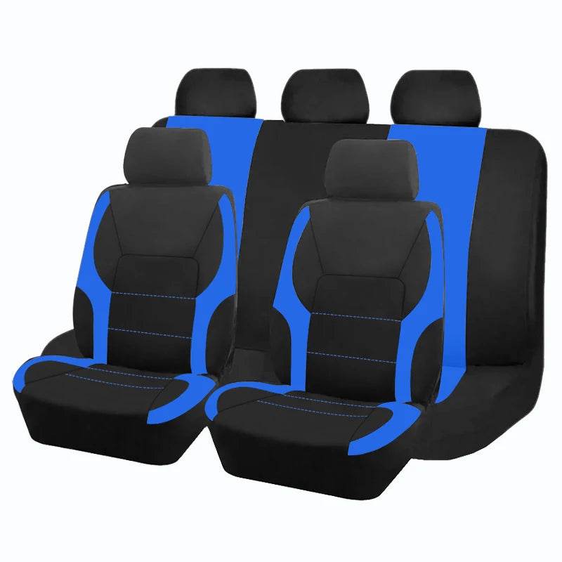 Universal Polyester Sporty Design Car Seat Covers - Autoxmatch