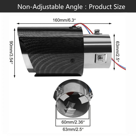 Car Exhaust Pipe with LED Flame - Autoxmatch
