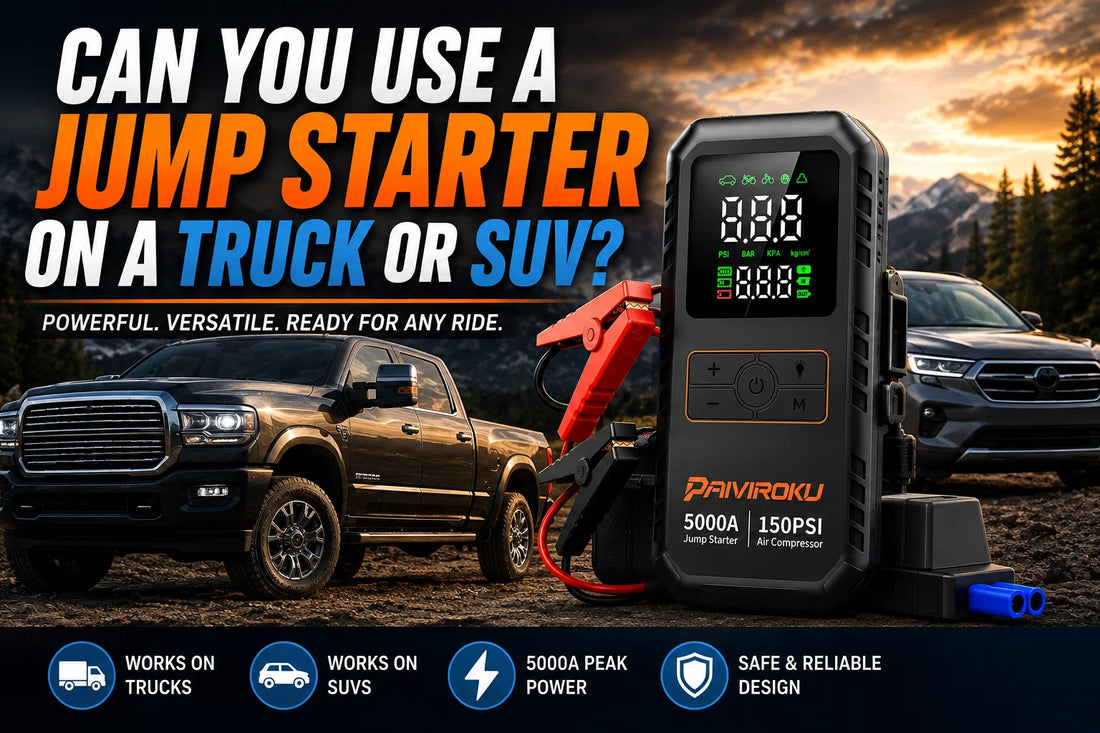 Can You Use a Jump Starter on a Truck or SUV?