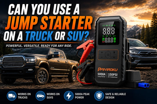 Can You Use a Jump Starter on a Truck or SUV?
