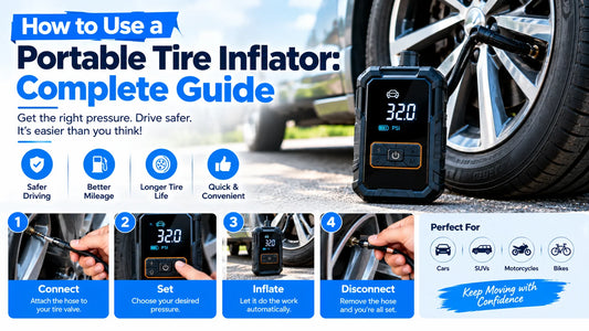 How to Use a Portable Tire Inflator: Complete Guide