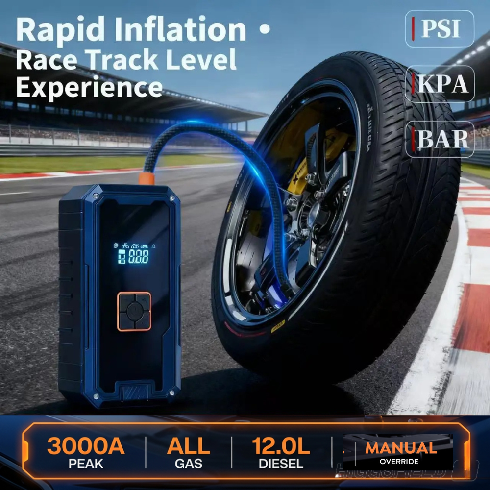 Roadside Emergency 4 in 1 Vehicle Jump Starter