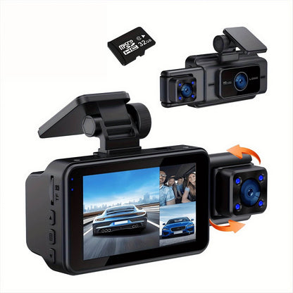 3-Channel 4K + 1080P Dashcam – Ultimate Driving Protection - Autoxmatch