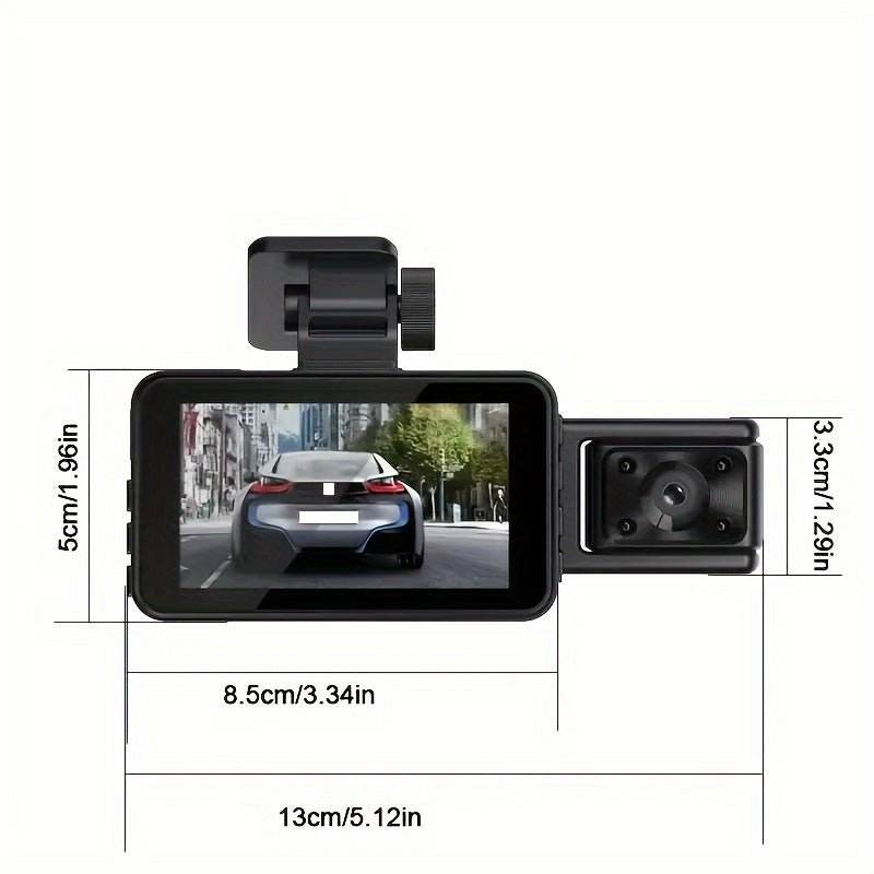 3-Channel 4K + 1080P Dashcam – Ultimate Driving Protection - Autoxmatch