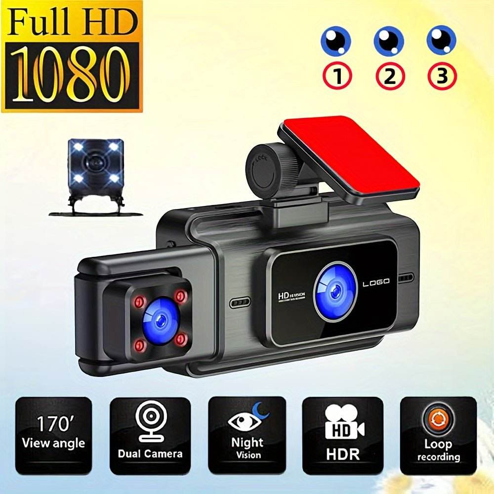 3-Channel 4K + 1080P Dashcam – Ultimate Driving Protection - Autoxmatch
