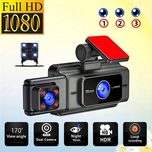 3-Channel 4K + 1080P Dashcam – Ultimate Driving Protection - Autoxmatch