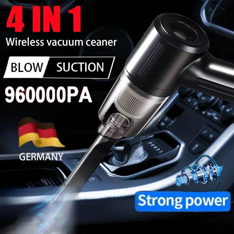 Portable Mini Wireless 2 in 1 High-power Suction and Blower Car Vacuum Cleaner - Autoxmatch