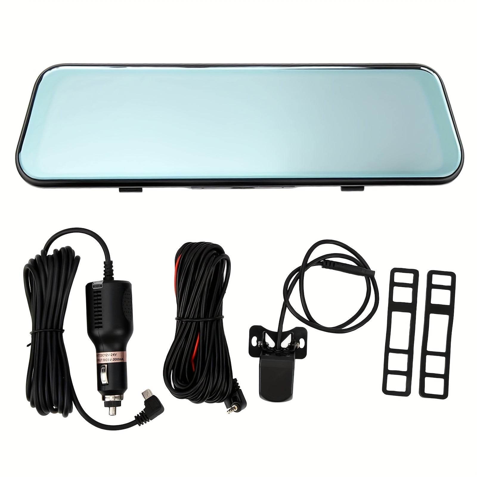 4K 10'' Rear View Mirror Dash Cam – Smart Touch Screen Backup Camera - Autoxmatch