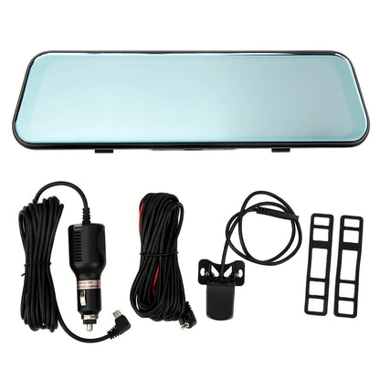 4K 10'' Rear View Mirror Dash Cam – Smart Touch Screen Backup Camera - Autoxmatch