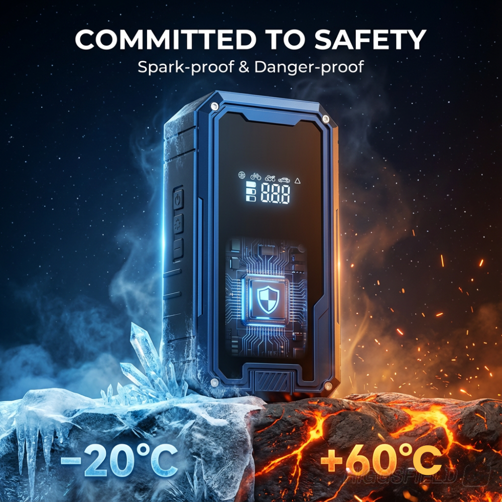 Roadside Emergency 4 in 1 Vehicle Jump Starter