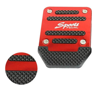 Aluminum Car non-slip Pedal Cover Set Automatic & Manual - Autoxmatch