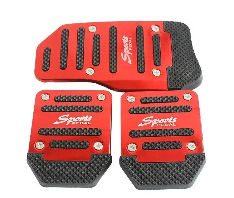 Aluminum Car non-slip Pedal Cover Set Automatic & Manual - Autoxmatch