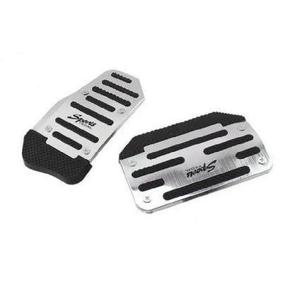Aluminum Car non-slip Pedal Cover Set Automatic & Manual - Autoxmatch