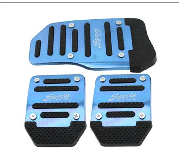 Aluminum Car non-slip Pedal Cover Set Automatic & Manual - Autoxmatch