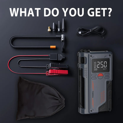 Black battery jump starter 
