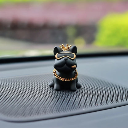 Trendy Resin Bully Dog Car Interior Decoration - Autoxmatch