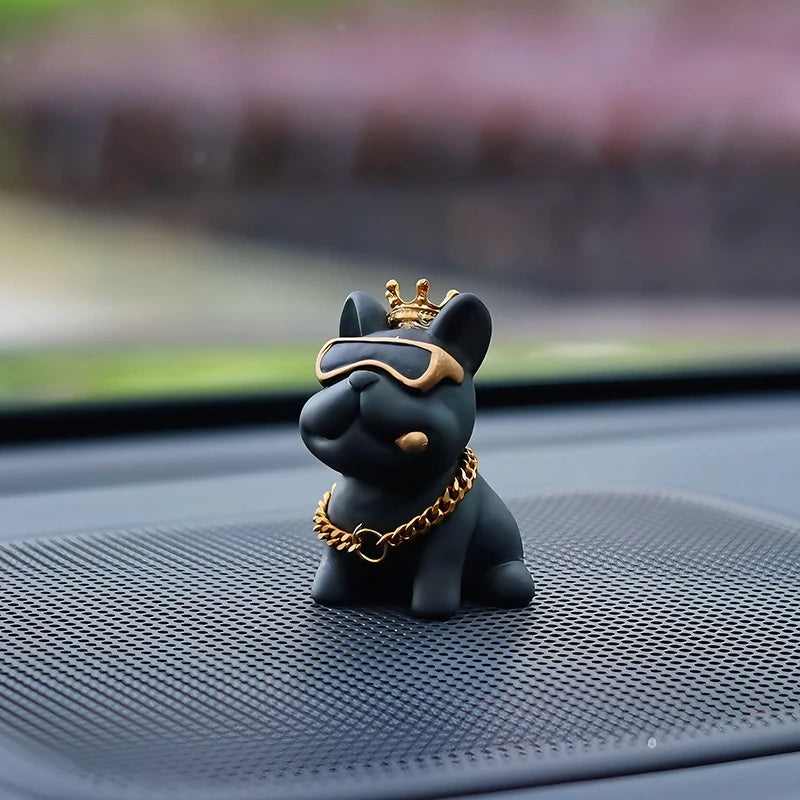 Trendy Resin Bully Dog Car Interior Decoration - Autoxmatch