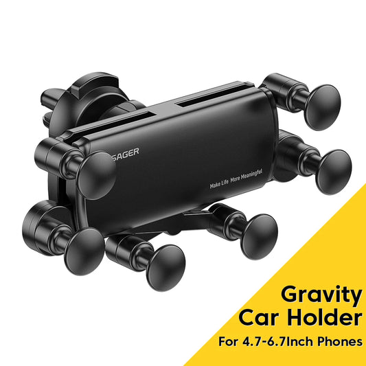 Black gravity car holder 