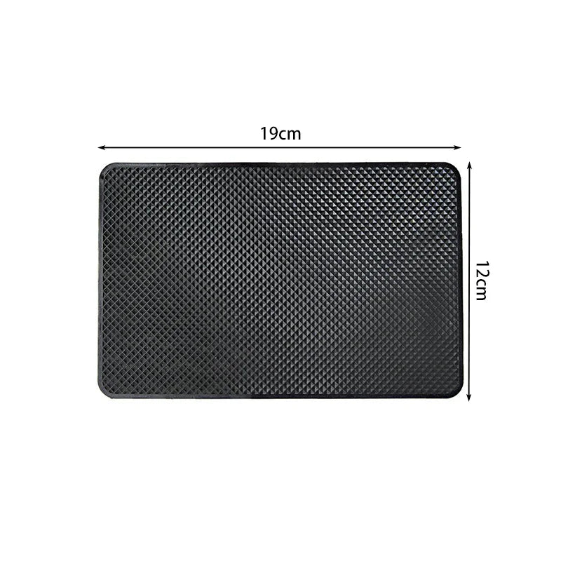 Black rectangular non slip pad car interior accessories