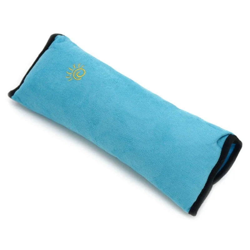 Blue Kids Car Seat Belt Pillow 
