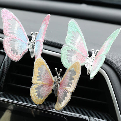 Car Flapping Wings Butterfly Ornament Decoration Accessories - Autoxmatch