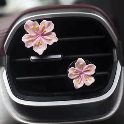 Car Beach Decoration Flower Perfume Clips Air Outlet Freshener - Autoxmatch