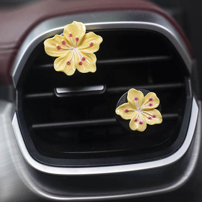 Car Beach Decoration Flower Perfume Clips Air Outlet Freshener - Autoxmatch