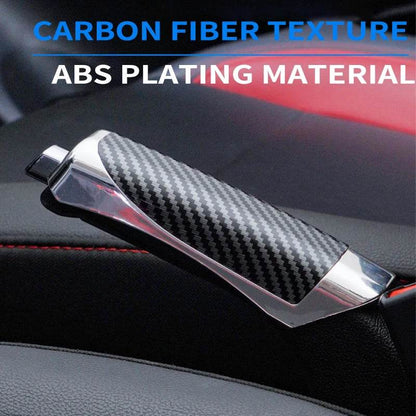 Car Carbon Fiber Handbrake Grips Protection Cover - Autoxmatch