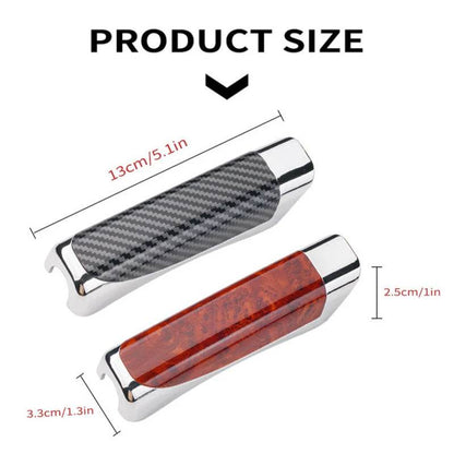 Car Carbon Fiber Handbrake Grips Protection Cover - Autoxmatch