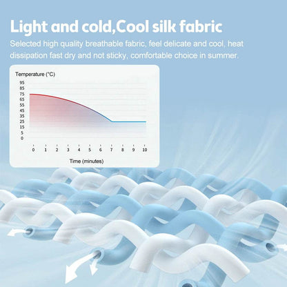 Car Summer Cool Cushion Ice Silk Seat Cover - Autoxmatch