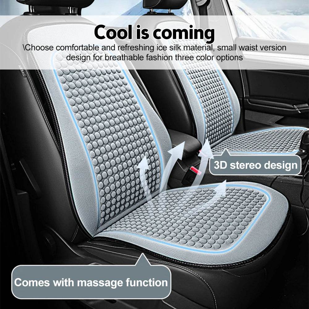Car Summer Cool Cushion Ice Silk Seat Cover - Autoxmatch