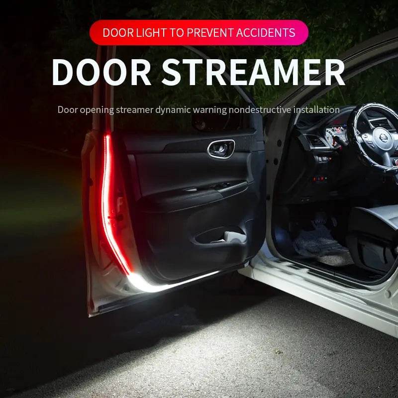 Car Door Opening LED Warning Atmosphere Light Strip 2pcs - Autoxmatch
