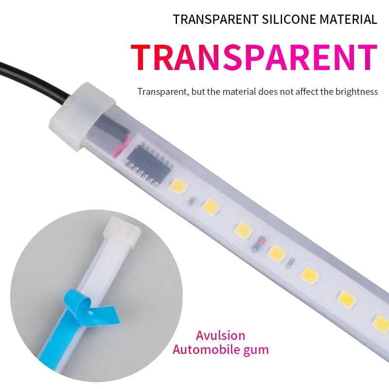 Car Door Opening LED Warning Atmosphere Light Strip 2pcs - Autoxmatch