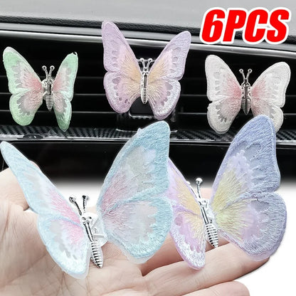 Car Flapping Wings Butterfly Ornament Decoration Accessories - Autoxmatch