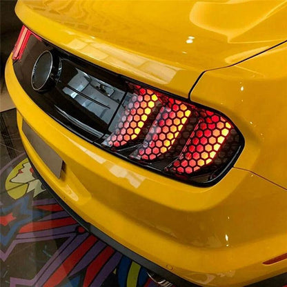 Car Honeycomb Sticker DIY Auto Rear Tail Light Headlight - Autoxmatch