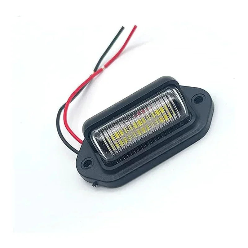 Car LED license plate light with wires 