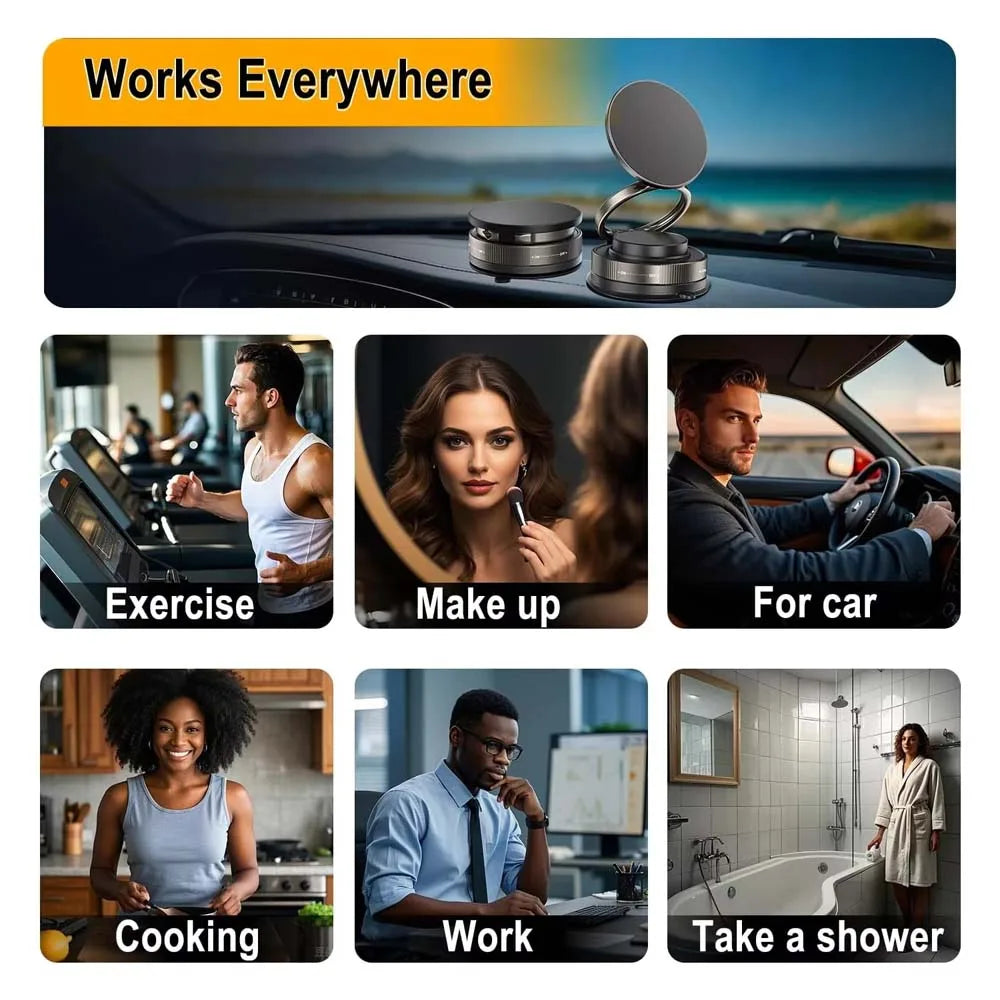 Car Phone Mount with Twist Lock Design Super Strong Suction - Autoxmatch