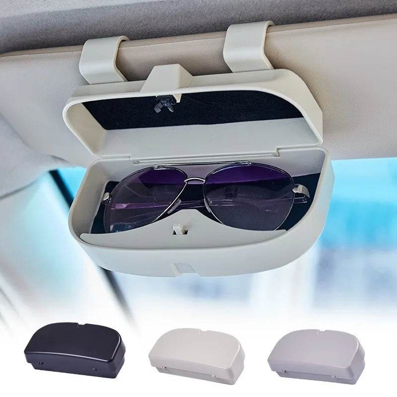 Car Portable Glasses Box Sun Visor Holder - Autoxmatch