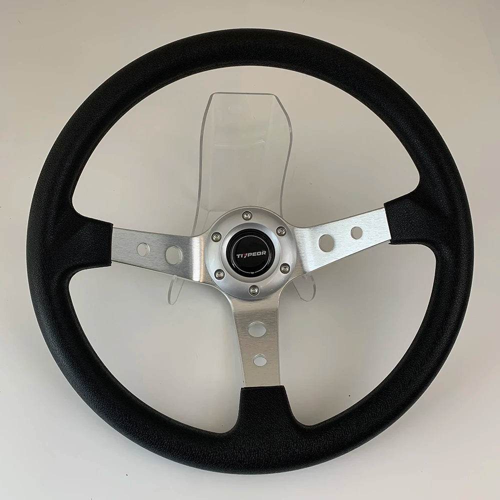 Universal Cars Racing Steering Wheel, 14 inch - Autoxmatch
