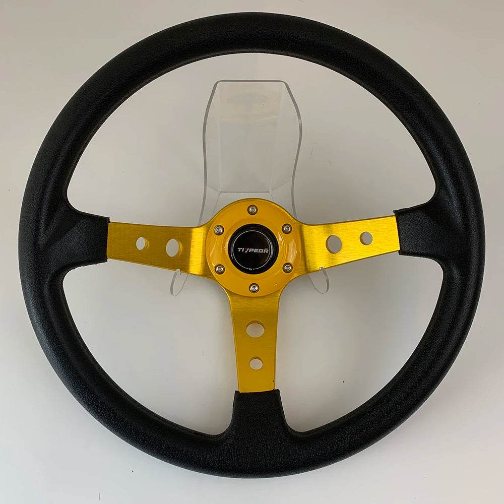 Universal Cars Racing Steering Wheel, 14 inch - Autoxmatch