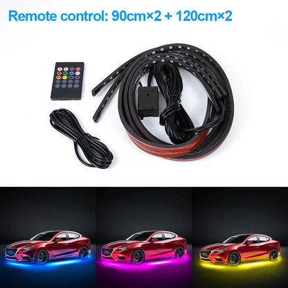 Car Underglow Neon Accent Strip Light Kit - Autoxmatch