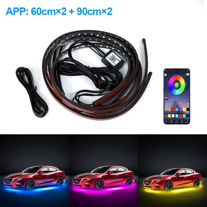 Car Underglow Neon Accent Strip Light Kit - Autoxmatch