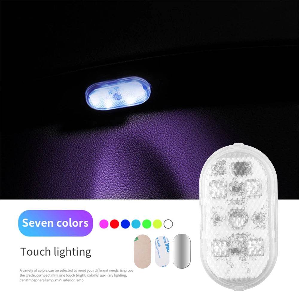 Multi Color Wireless Car Touch Roof LED Lights - Autoxmatch