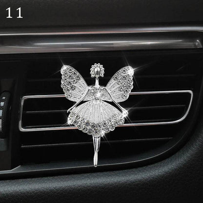 Bling Diamond Car Air Freshener Outlet Perfume Clip - Autoxmatch