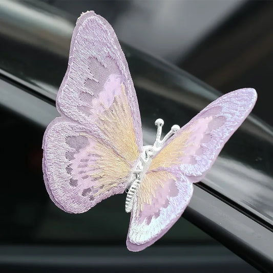 Car Flapping Wings Butterfly Ornament Decoration Accessories - Autoxmatch
