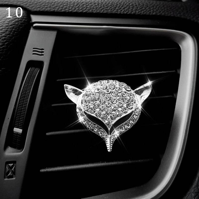 Bling Diamond Car Air Freshener Outlet Perfume Clip - Autoxmatch